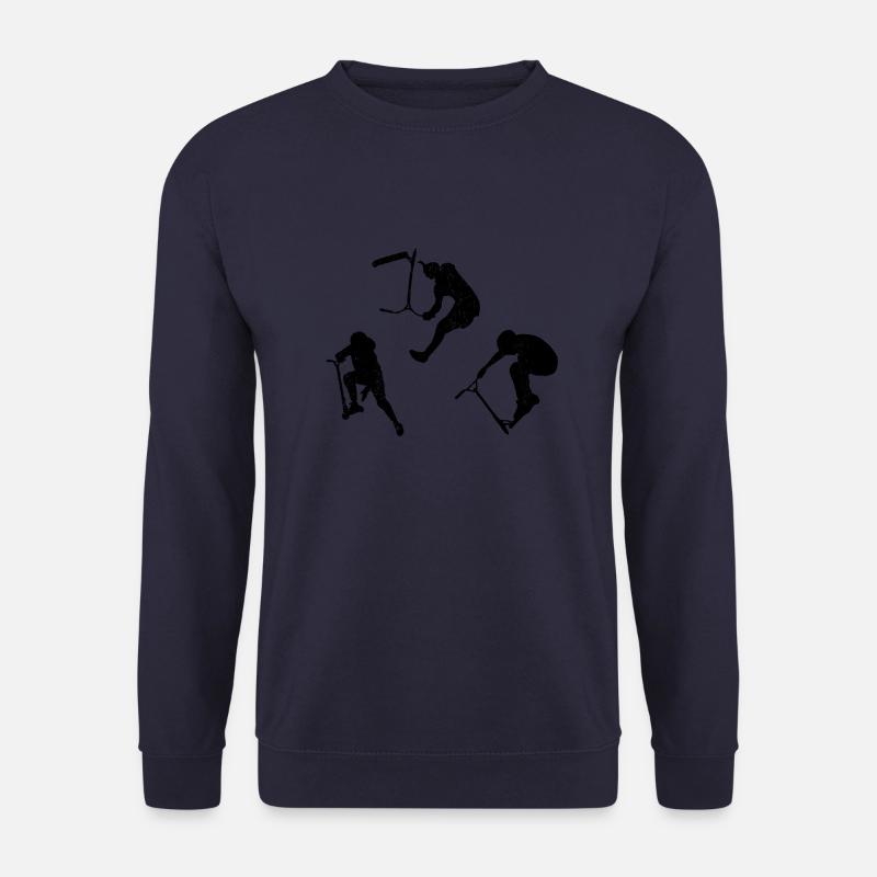 Scooter tricks - Unisex Sweatshirt - navy