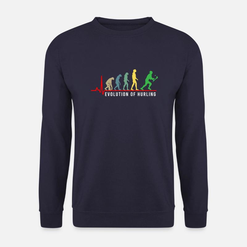 L’évolution du hurling - Sweat-shirt Unisexe - marine
