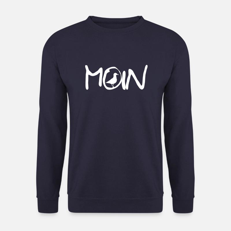 Moin mit Möwe - Unisex Pullover - Navy