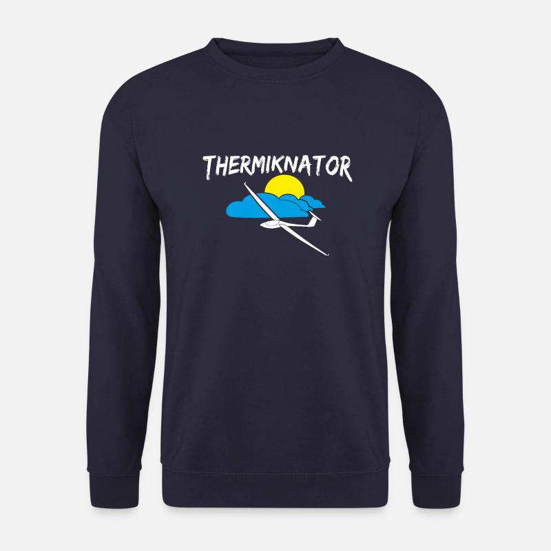 Thermal glider gliders glide funny gift idea - Unisex Sweatshirt - navy