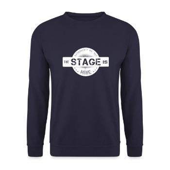 Centre extraverti - Sweat-shirt Unisexe - marine - Devant - Alina (178cm) & Michal (187cm)
