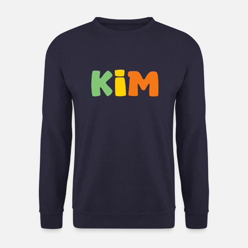 Name - Kim - Unisex Pullover - Navy