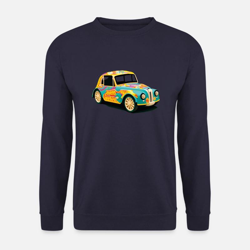 altes Abstraktes Auto - Unisex Pullover - Navy