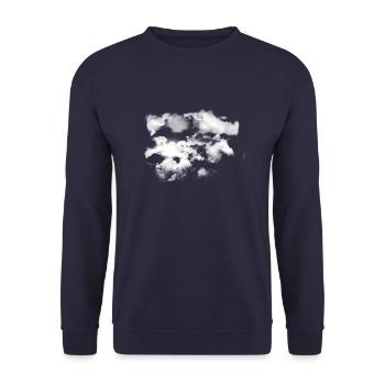 Wolken - Unisex Pullover - Navy - Vorne - Alina (178cm) & Michal (187cm)