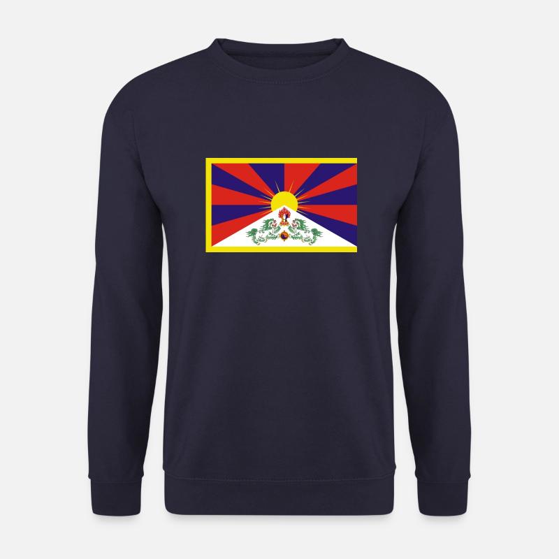 Tibet Flag - Unisex Sweatshirt - navy