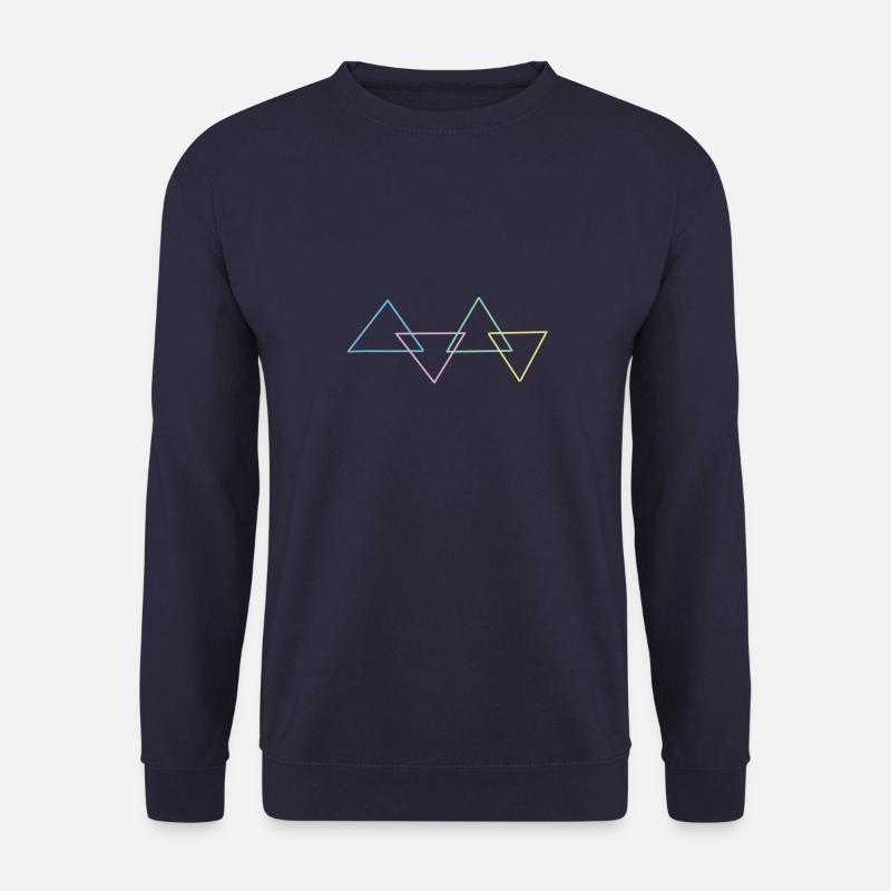 triangles - Unisex Sweatshirt - navy