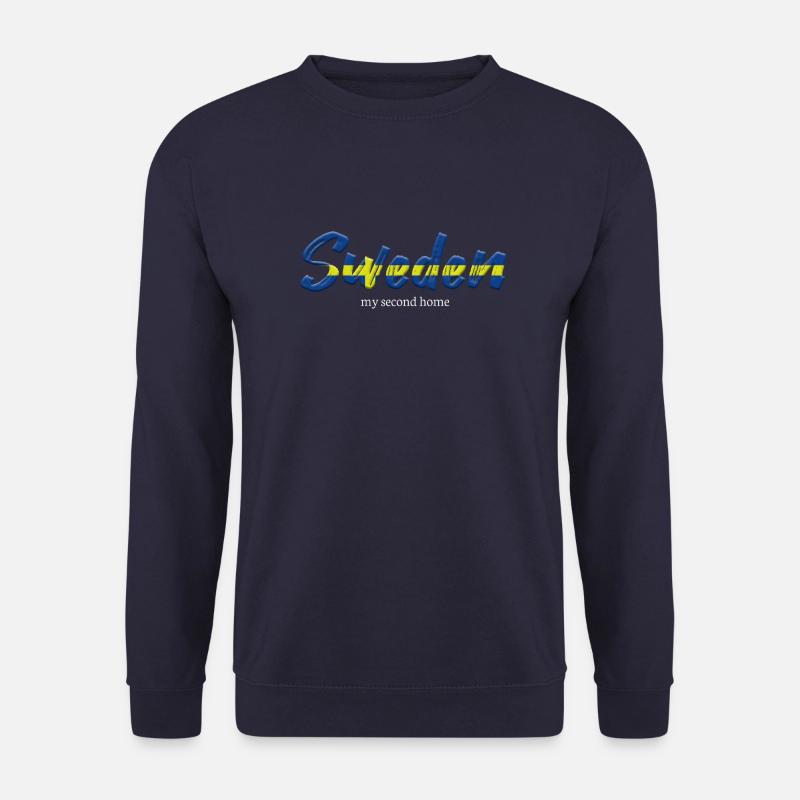 Suède résidence secondaire Suède drapeau vacances disant - Sweat-shirt Unisexe - marine