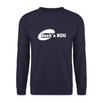 Rock Musik Rock and Roll - Sweat-shirt Unisexe - marine - Devant - Alina (178cm) & Michal (187cm)