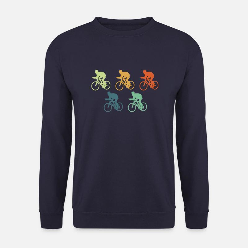 Fahrrad Vintage Geschenk - Unisex Pullover - Navy