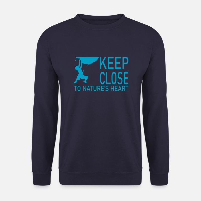 Bouldern Klettern Climbing - Unisex Pullover - Navy
