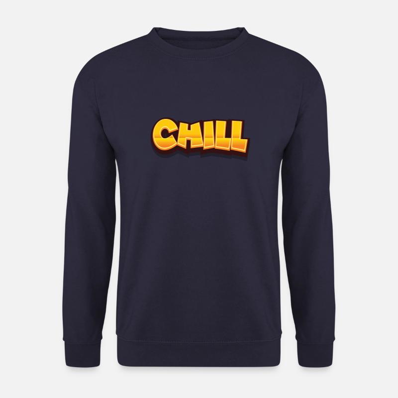 Chill chillen - Unisex Pullover - Navy