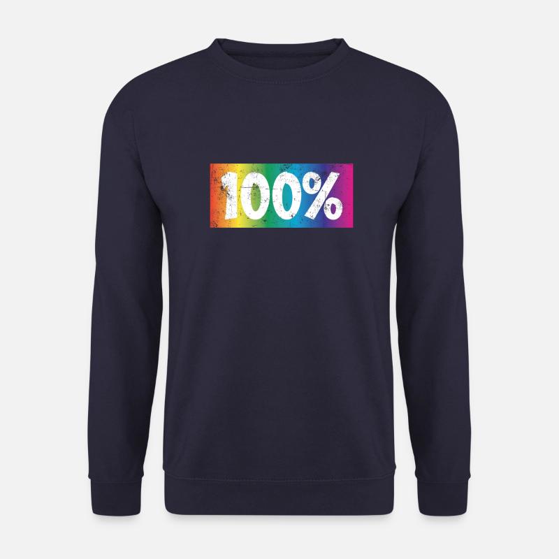 100 % - Unisex Pullover - Navy