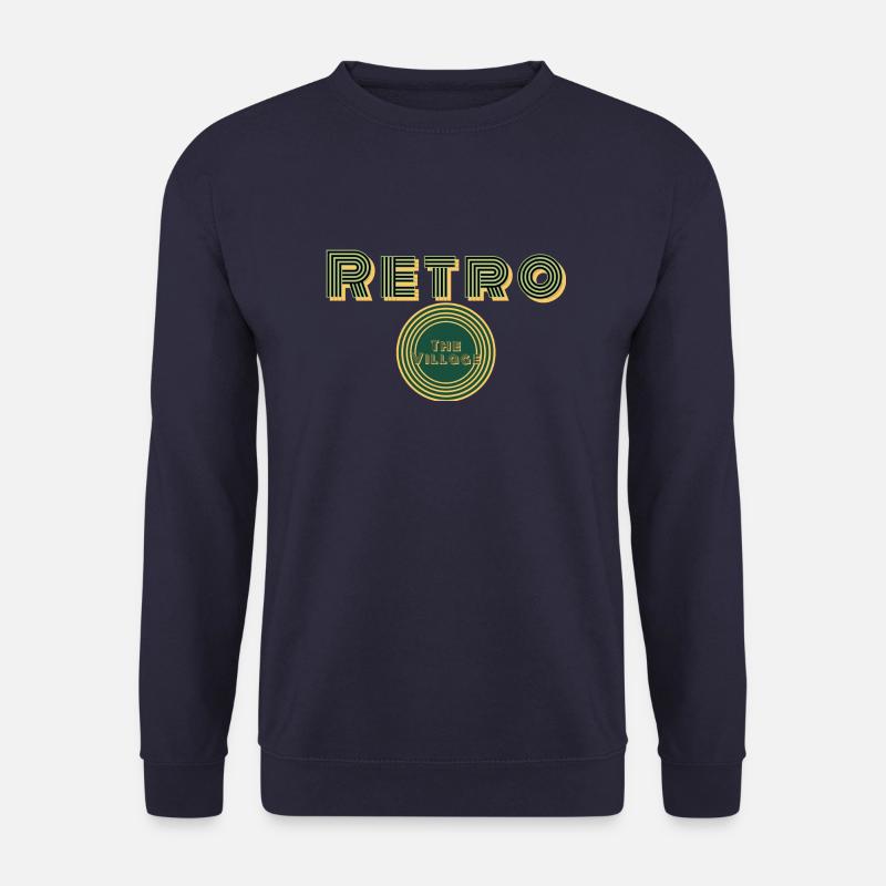 Retro - Unisex Pullover - Navy