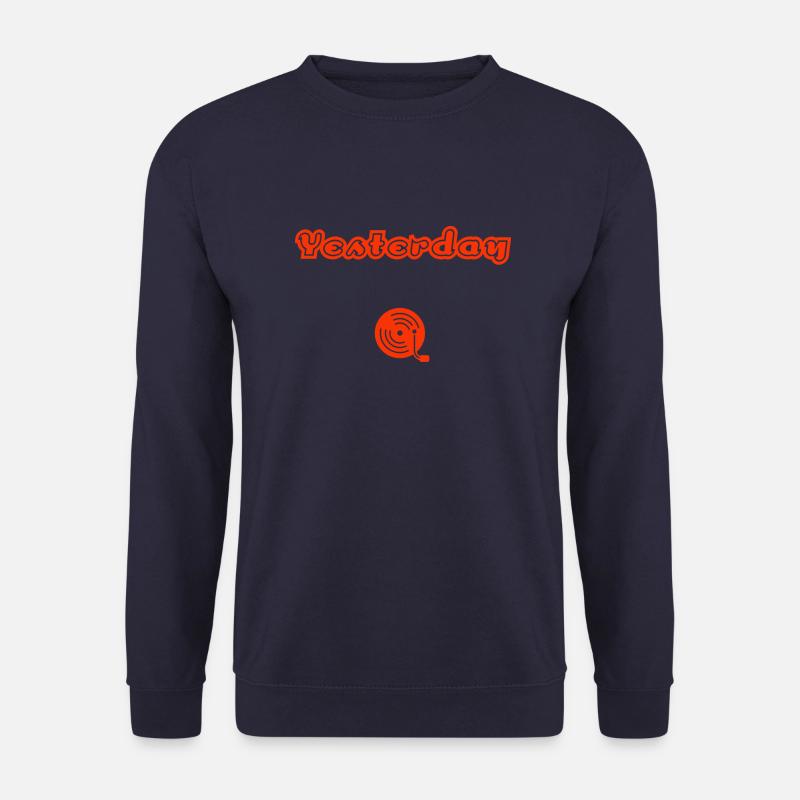 Yesterday - Unisex Pullover - Navy