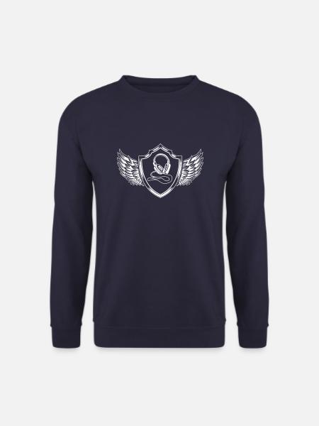 Kopfhörer Wappen - Unisex Pullover - Navy