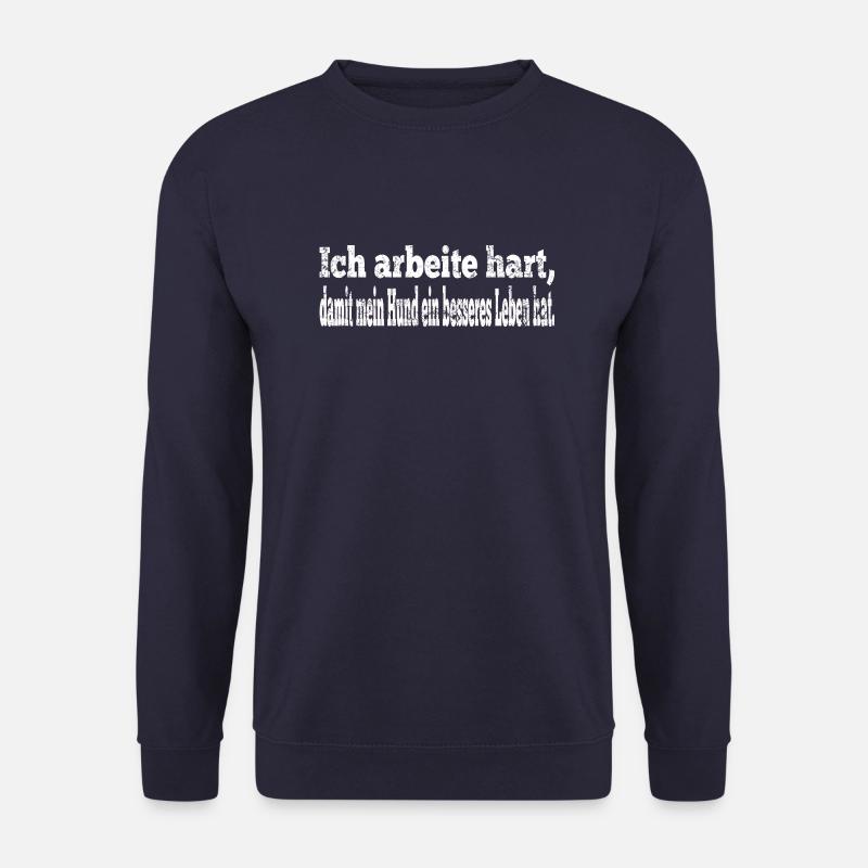 Bürohumor Lustige Sprüche - Unisex Pullover - Navy