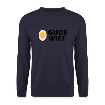 Ei Gude wie - Hessen - Unisex Pullover - Navy - Vorne - Alina (178cm) & Michal (187cm)