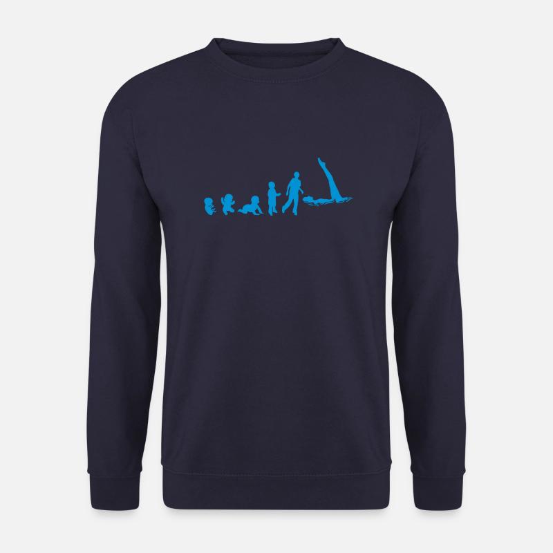 Entwicklung Synchronschwimm Fötus human8 - Unisex Pullover - Navy