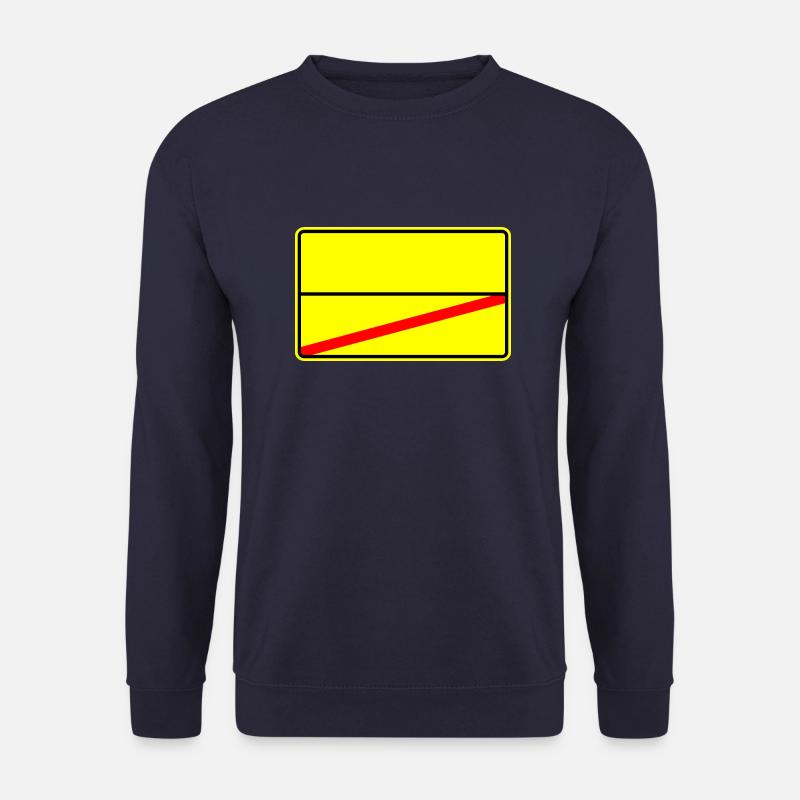 Ortsschild Vorlage - Unisex Pullover - Navy