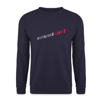 I prefer not to - Unisex Sweatshirt - navy - Front - Alina (178cm) & Michal (187cm)