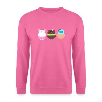 Sweet Beasts - Sweat-shirt Unisexe - rose - Devant
