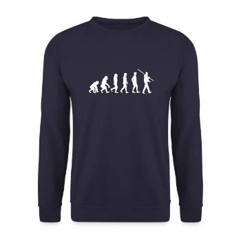 Evolution ski - Sweat-shirt Unisexe - marine - Devant - Alina (178cm) & Michal (187cm)