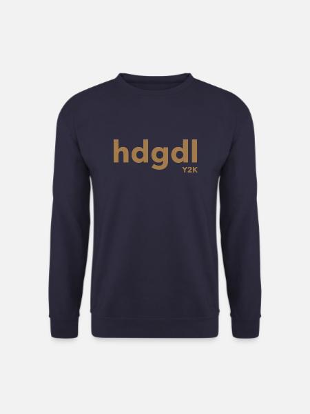 hdgdl hab dich ganz doll lieb Y2k braun - Unisex Pullover - Navy