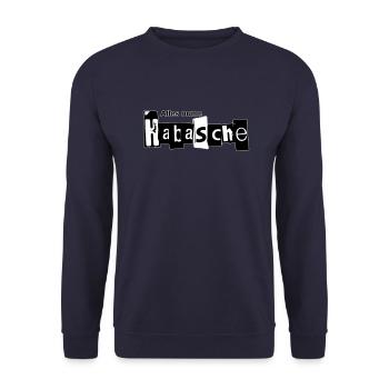 All nume Habash - Unisex Sweatshirt - navy - Front - Alina (178cm) & Michal (187cm)