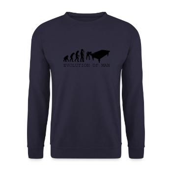 Billard Billard - Sweat-shirt Unisexe - marine - Devant - Alina (178cm) & Michal (187cm)