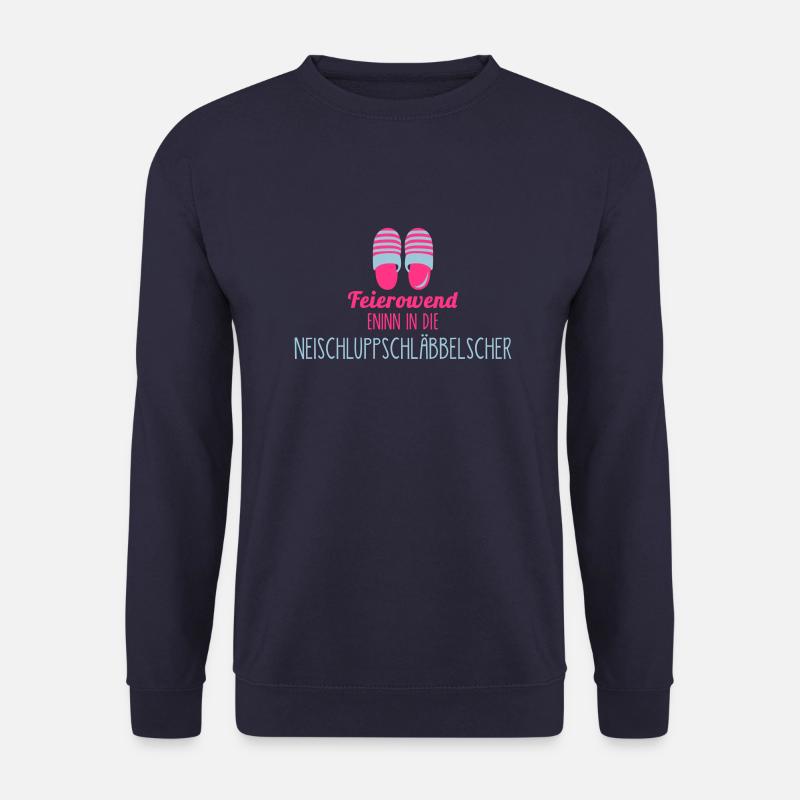 Pfalz – Feierabend - chillen - Dialekt - 2C - Unisex Pullover - Navy