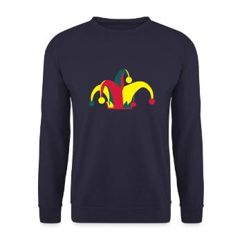 Jongleur - Sweat-shirt Unisexe - marine - Devant - Alina (178cm) & Michal (187cm)