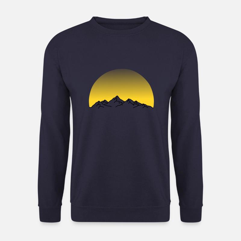 Mountain / Berge - Unisex Pullover - Navy