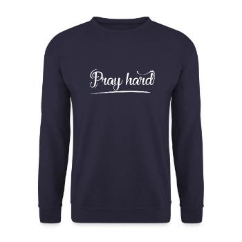 Proverbes chrétiens - Sweat-shirt Unisexe - marine - Devant - Alina (178cm) & Michal (187cm)