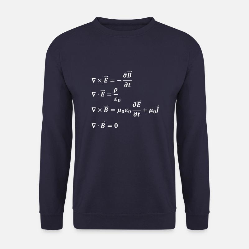 Physik Formel Gleichungen Physiker Geschenk - Unisex Pullover - Navy