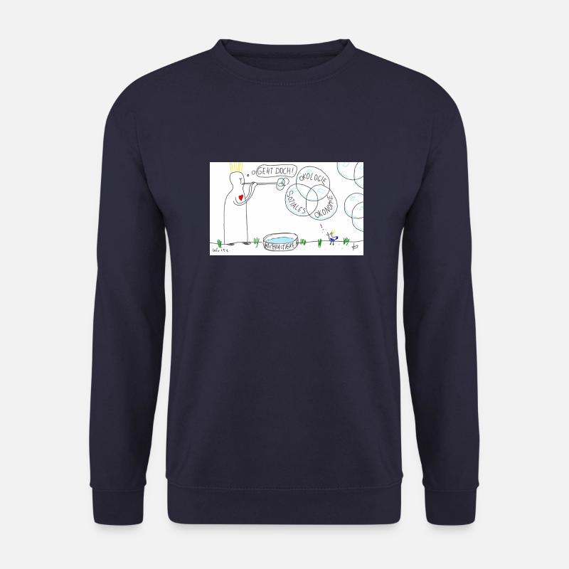 Nachhaltigkeit? Aber klar! - Unisex Pullover - Navy