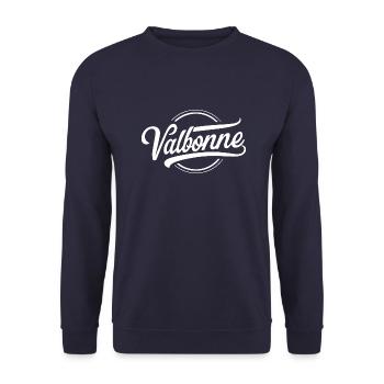 Valbonne - Sweat-shirt Unisexe - marine - Devant - Alina (178cm) & Michal (187cm)