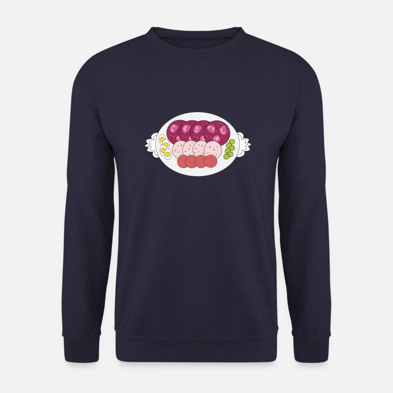 Wurstplatte - Unisex Pullover - Navy