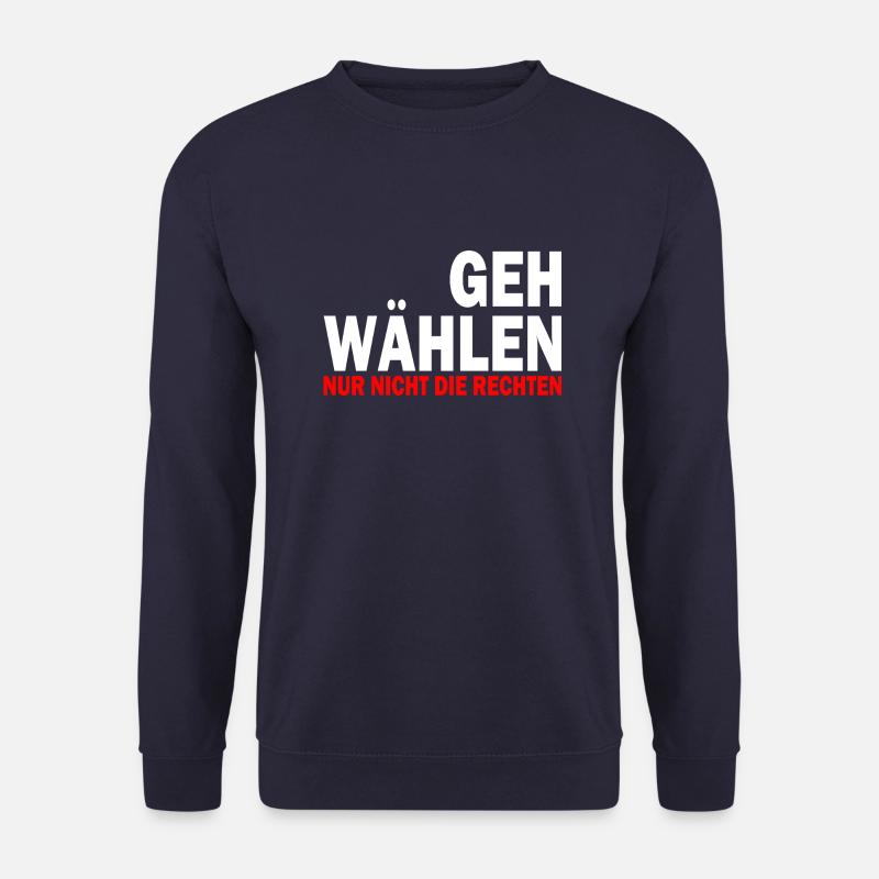 GEH WÄHLEN - Unisex Pullover - Navy