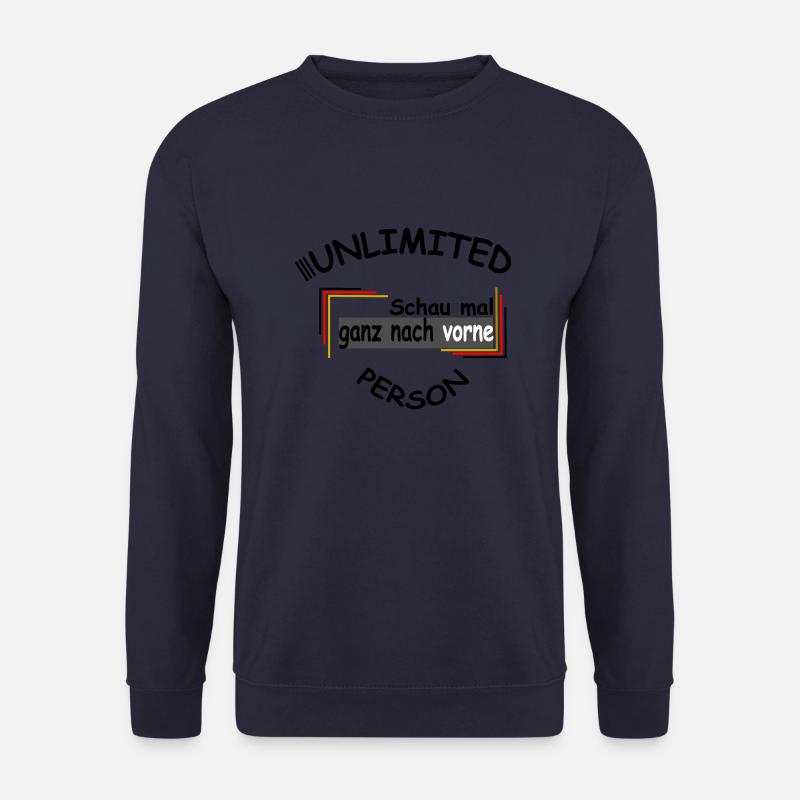 Look at the front - Unisex Sweatshirt - navy