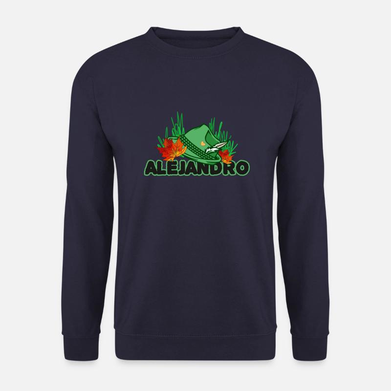 Alejandro name - Unisex Pullover - Navy
