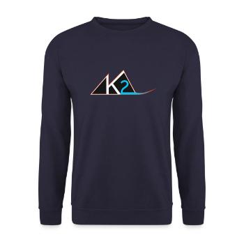 Mountain K2 - Unisex Sweatshirt - navy - Front - Alina (178cm) & Michal (187cm)