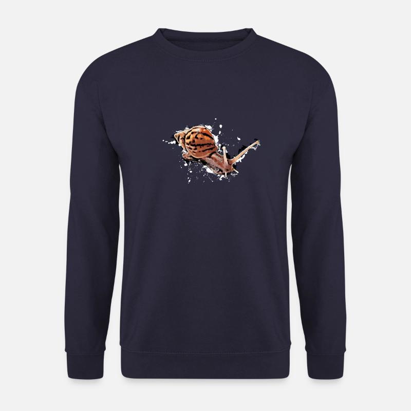 snail with dots - Unisex Pullover - Navy