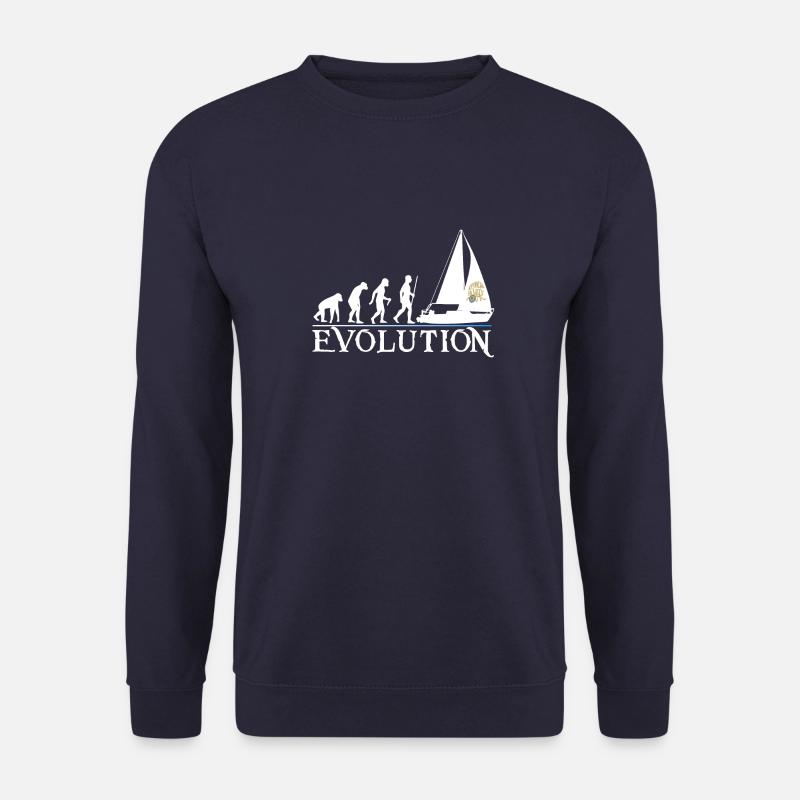 Evolution version blanc - Sweat-shirt Unisexe - marine