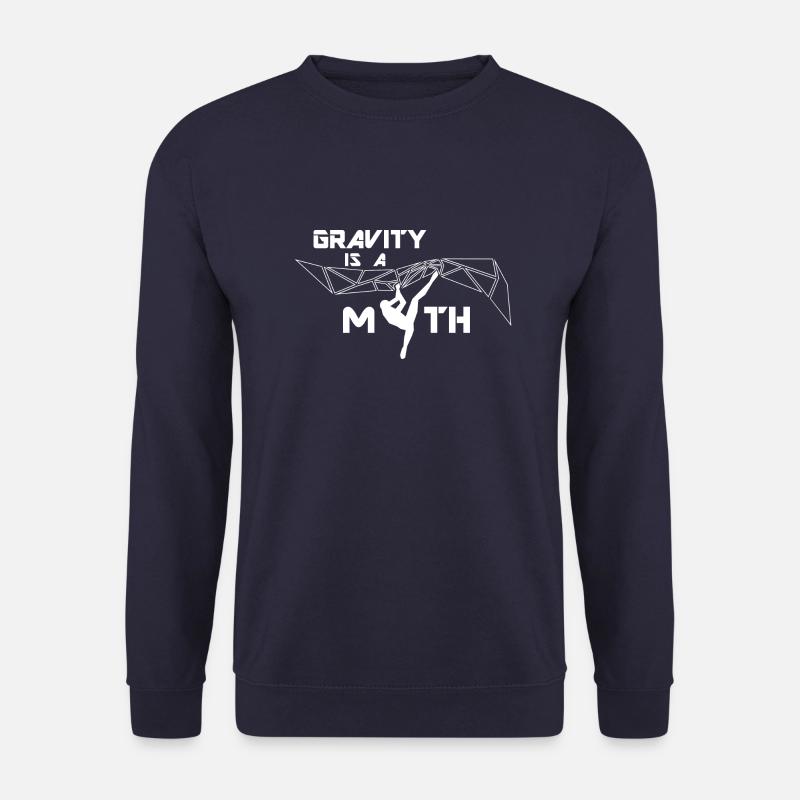 Gravity is a Myth / Schwerkraft ist ein Mythos - Unisex Pullover - Navy