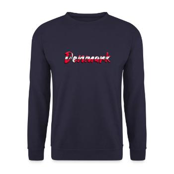 Danemark résidence secondaire Danemark vacances disant drapeau - Sweat-shirt Unisexe - marine - Devant - Alina (178cm) & Michal (187cm)