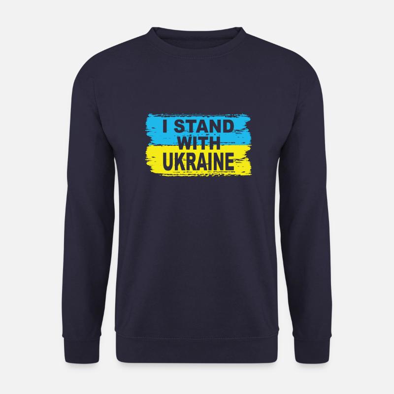 I support Ukraine - Unisex Sweatshirt - navy