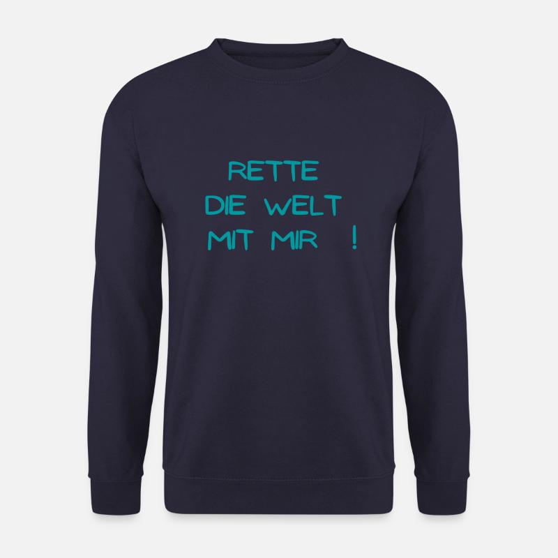 DAS Design für Weltretter ! - Unisex Pullover - Navy