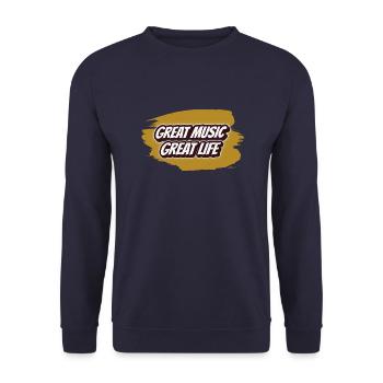 Grande musique Grande vie - Sweat-shirt Unisexe - marine - Devant - Alina (178cm) & Michal (187cm)