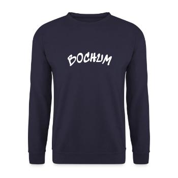 Bochum - Deutschland - Germany - Ruhrpott - Unisex Pullover - Navy - Vorne - Alina (178cm) & Michal (187cm)