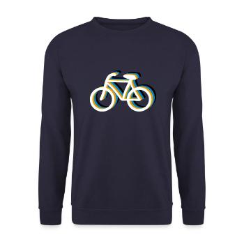 Bicycle Fahrrad - Unisex Pullover - Navy - Vorne - Alina (178cm) & Michal (187cm)